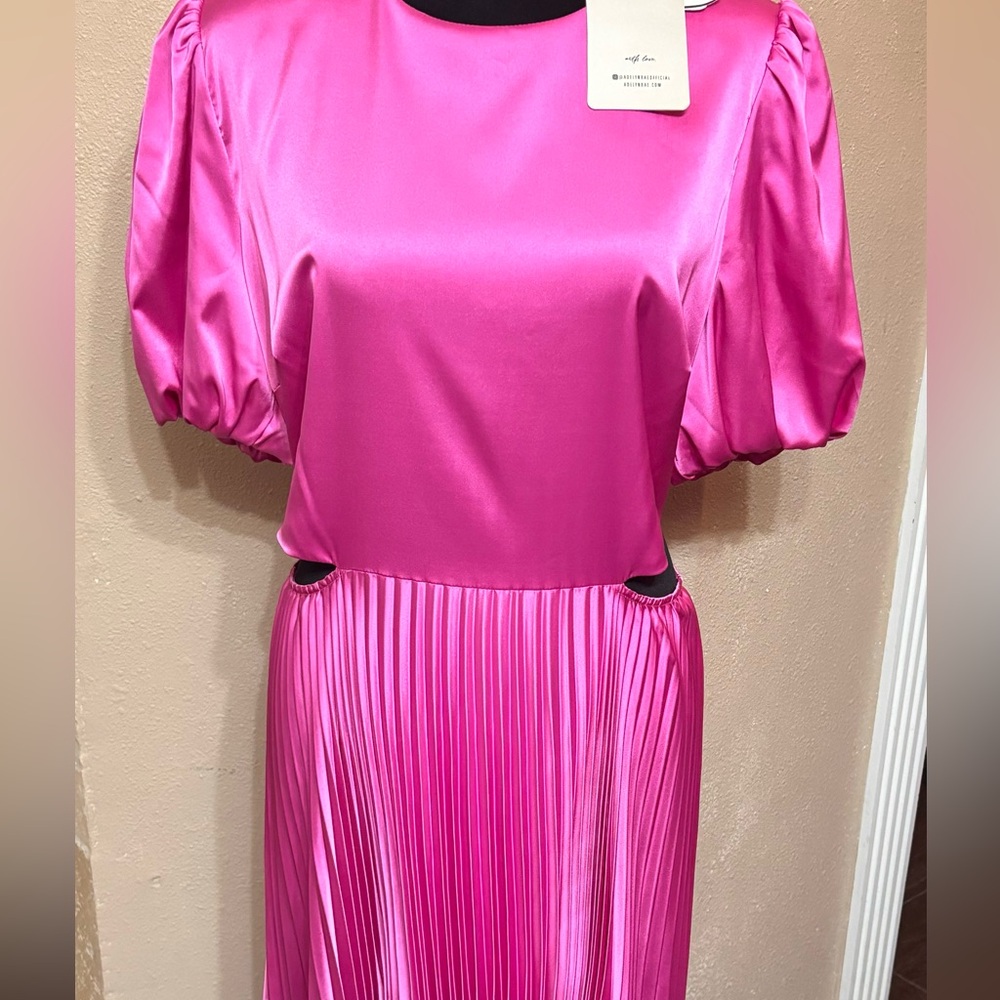 Adelyn Rae Cher Pleated Dress